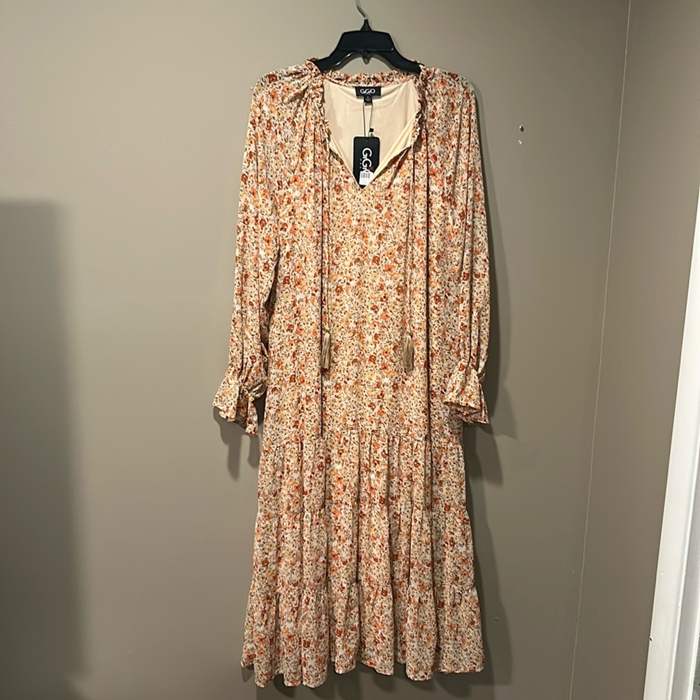 Gigio Chiffon Boho Maxi Dress